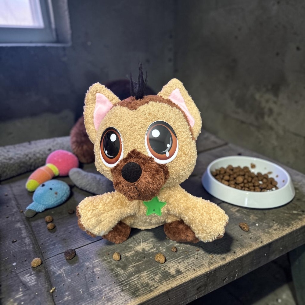 Little Tikes Rescue Tales German Shepherd Interactive Plush Dog Tan Brown 655227